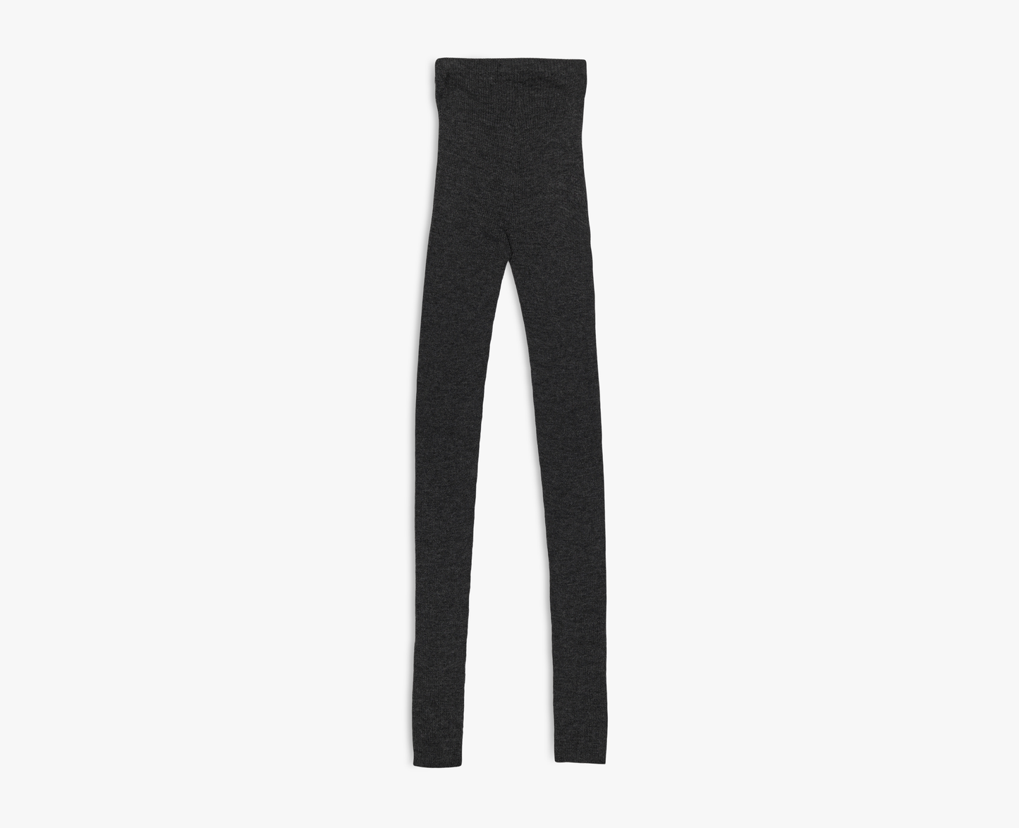 Legging femme mérinos/soie, anthracite