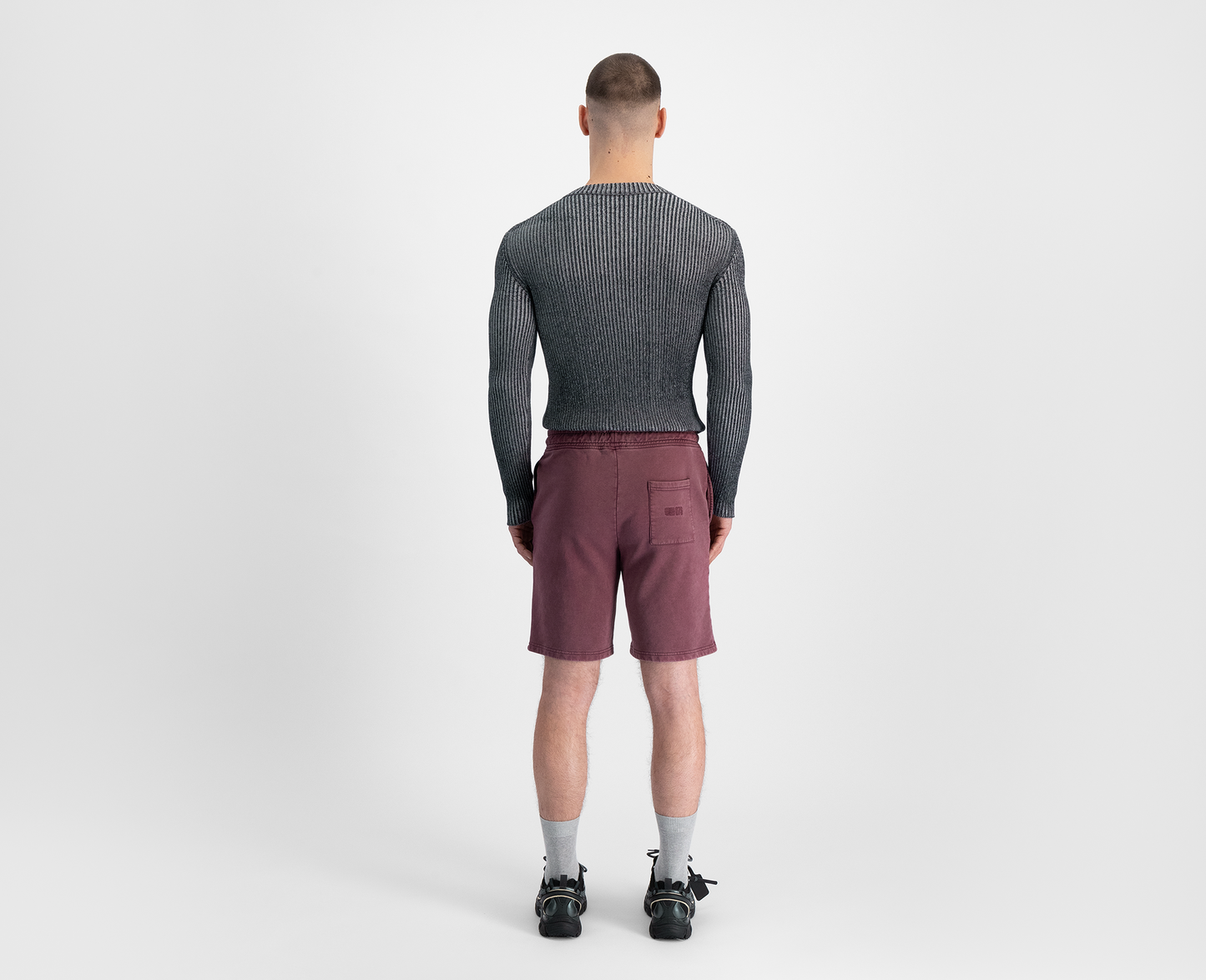  Men's 079 sweat shorts, bordeaux