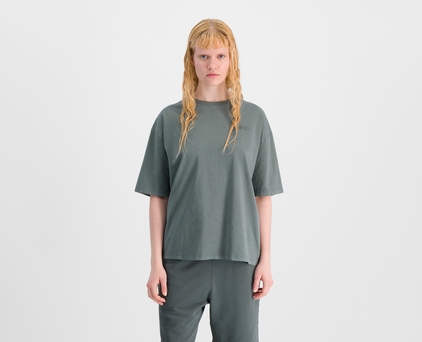 Women's boxy T-shirt, sage