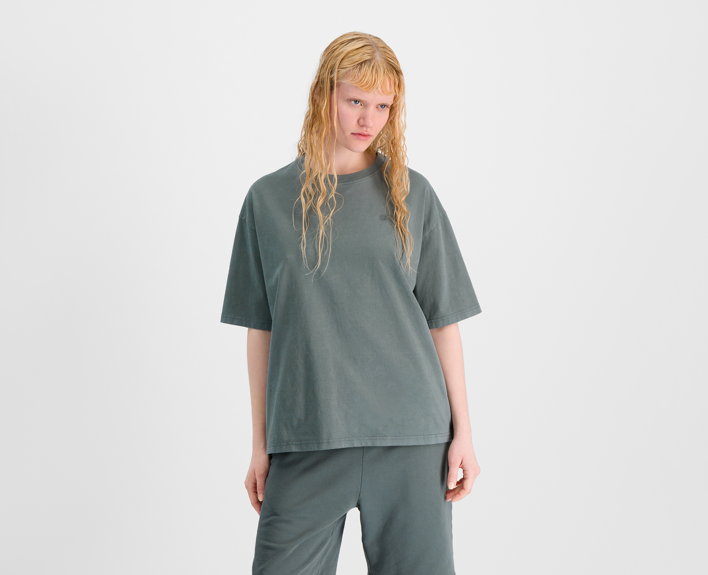 Women's boxy T-shirt, sage