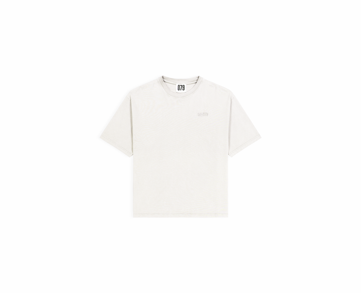 T-shirt Boxy pour homme, blanc cassé