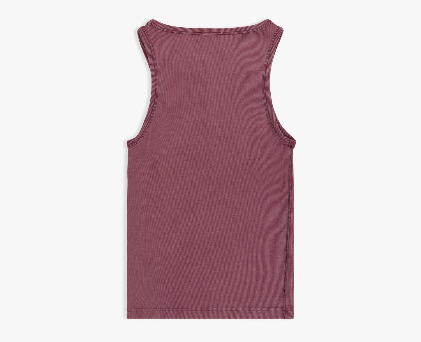 Damen geripptes Tanktop, bordeaux