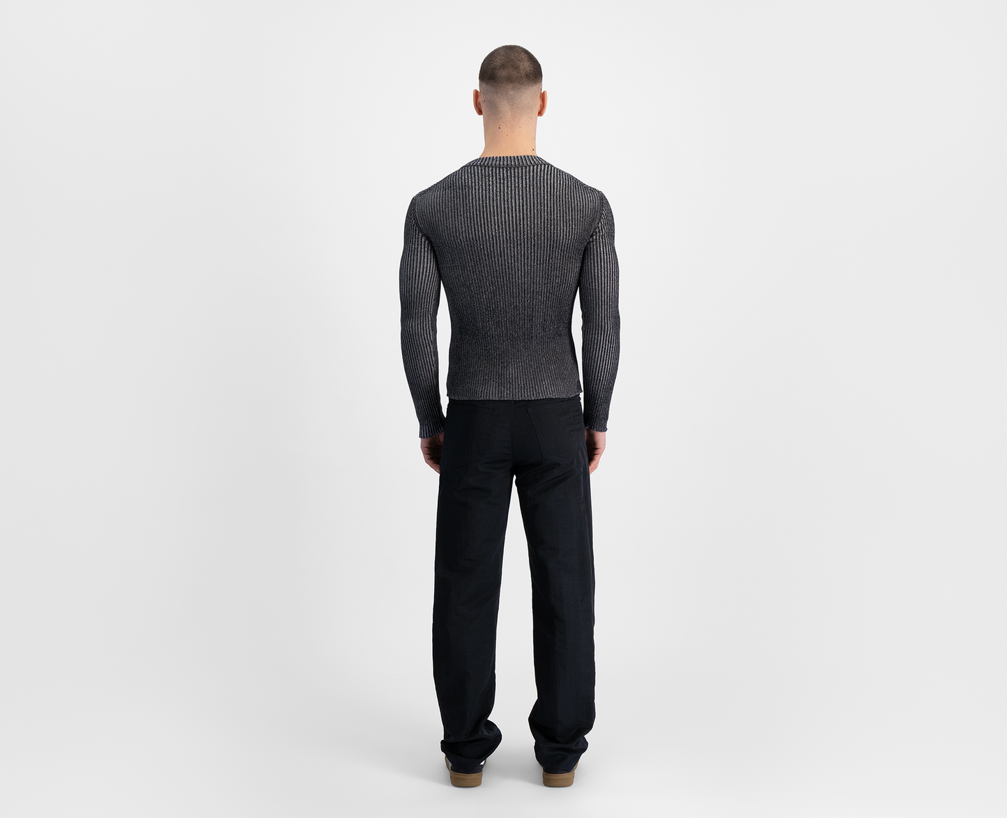 Pull tricoté pour homme, marine