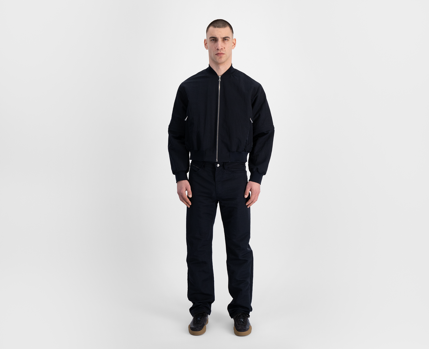 Giubbotto bomber da uomo, navy