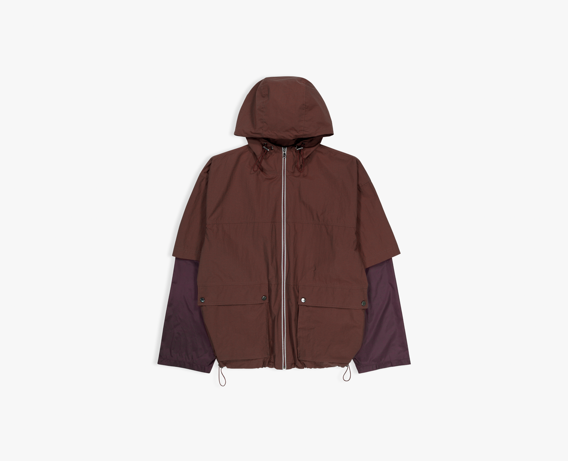 Women's lightweight jacket, burgundy