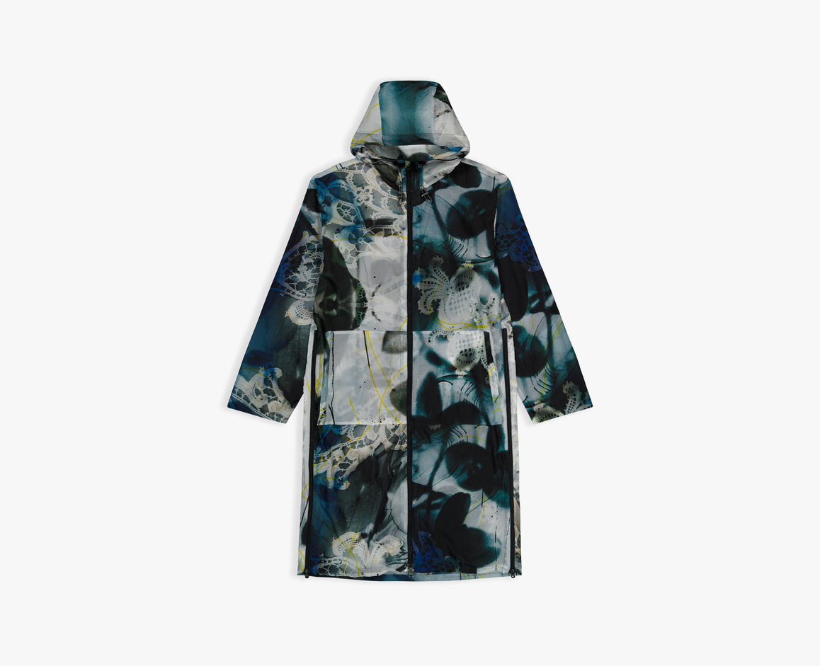 Women's lightweight parka, multicoloured