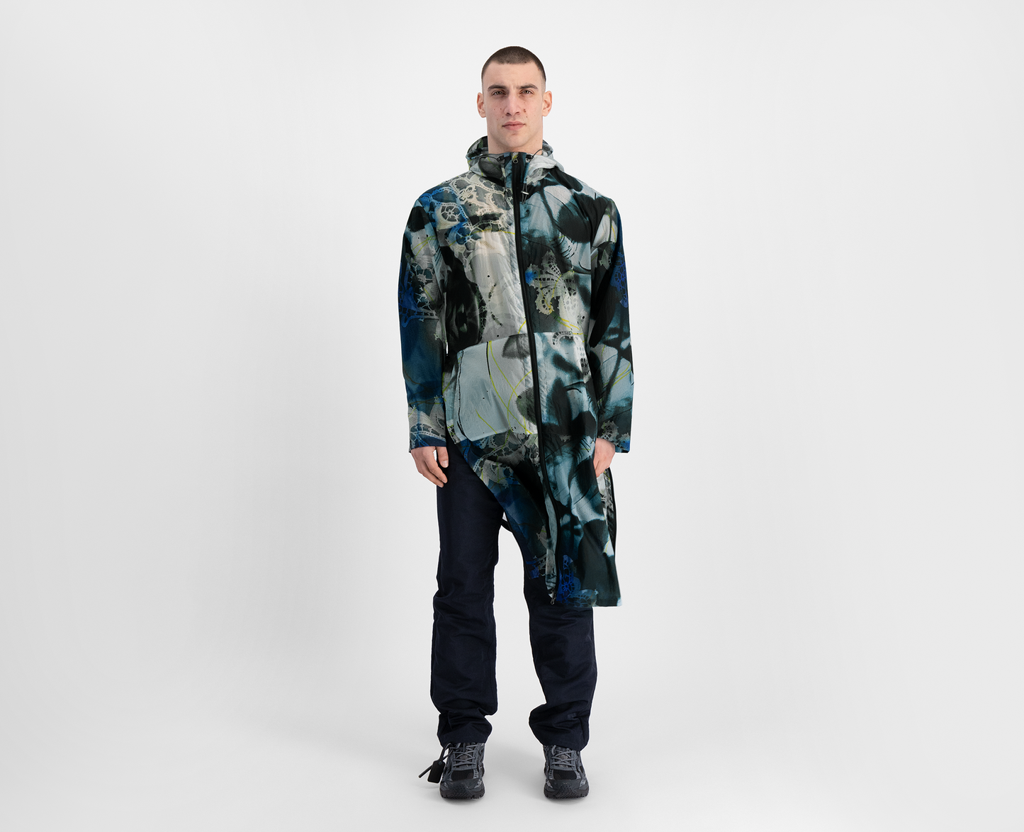 Parka leggero da uomo, multicolore