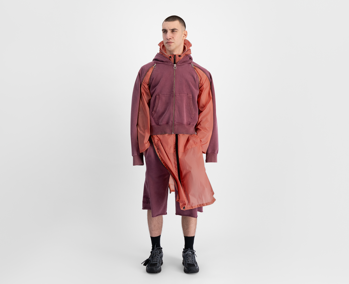 Parka leggero da uomo, albicocca