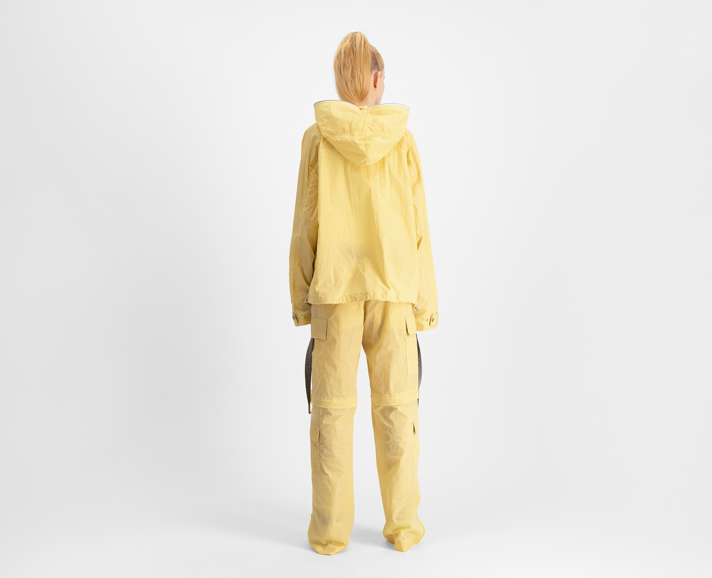 Veste cargo légère pour femme, jaune