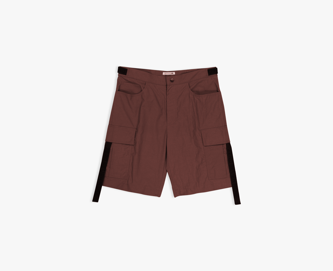 Short cargo pour homme, bordeaux