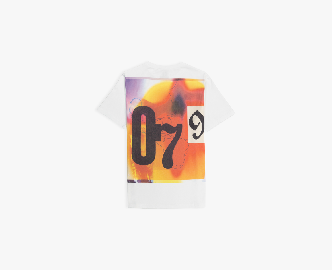 Women's T-shirt with print, multicolored