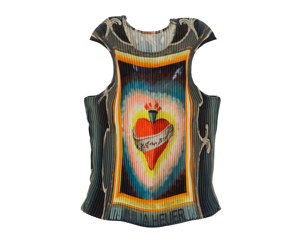 Damen plissiertes Top Thelma in Marcel, mehrfarbig